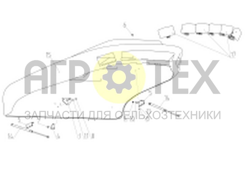 Чертеж Экран крыши (МРУ-1.06.000-01)